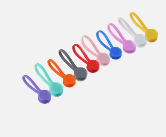 Organisateur de Câbles en Silicone Magnétique